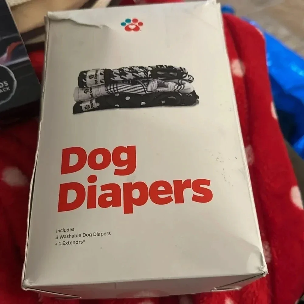 NWB Premium Washable Dog Diapers & Extenders, (3pack) of Male Female Dog Diapers
